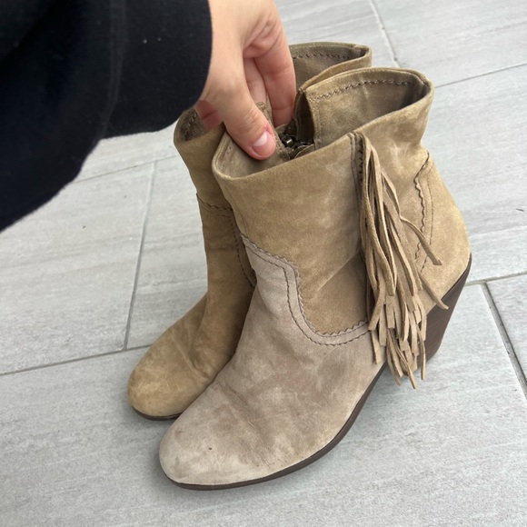 Sam Edelman Fringe Booties - Picture 3 of 8